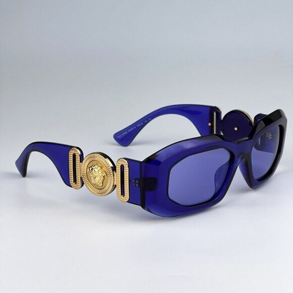 NEW Versace VE4425U MEDUSA BIGGIE 54191A  Purple Transparent Unisex Sunglasses main image 5